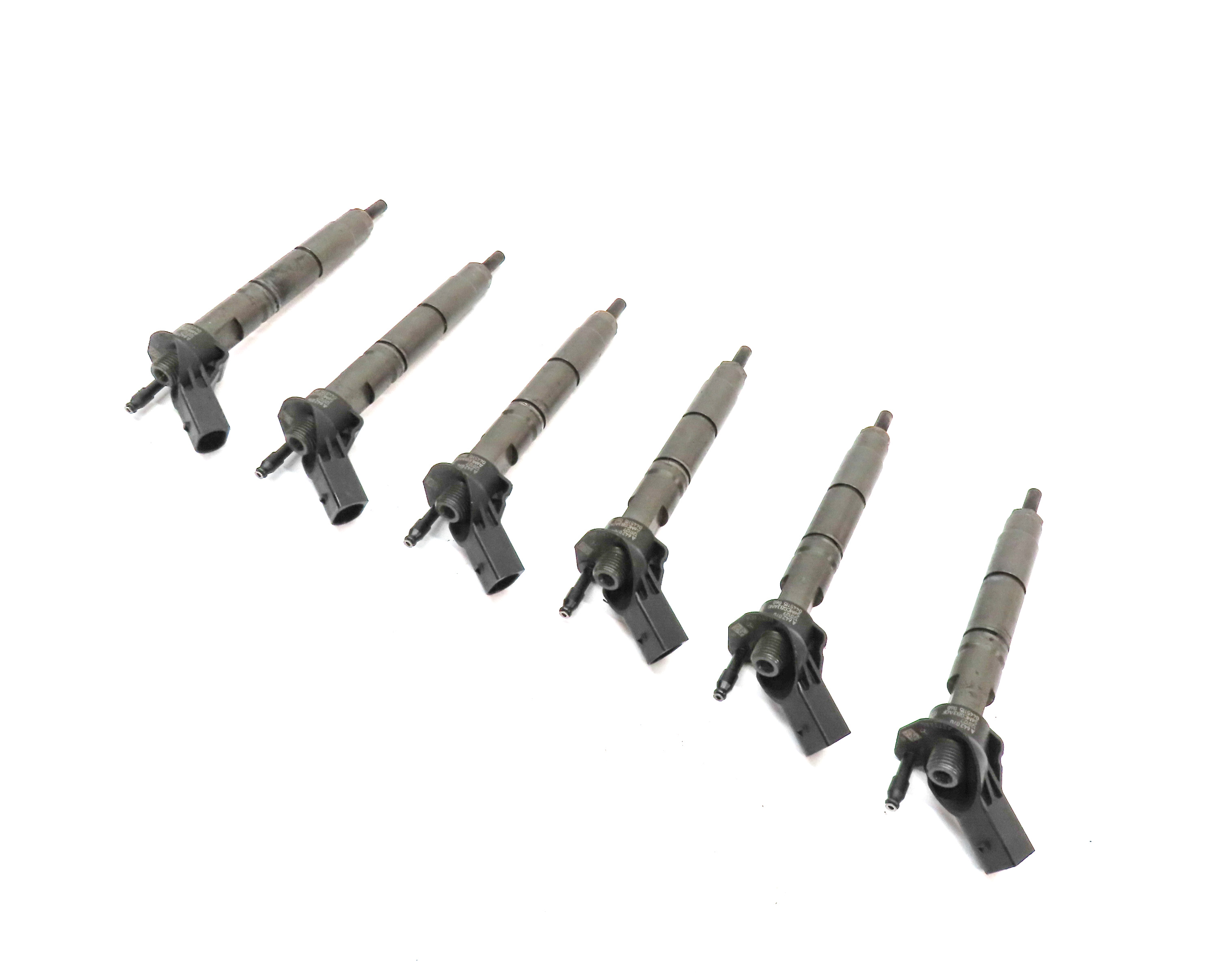 07-13 MERCEDES E GL ML R (W164 W211 W212 X164) 3.0L DIESEL FUEL INJECTOR SET 6 — exact item pictured